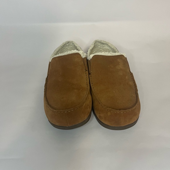 Powerstep Arch Wear Men’s Brown Suede Slip-On Slippers - Size [9] - Picture 3 of 6